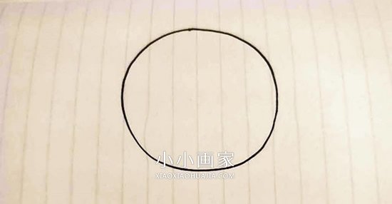 向日葵简笔画画法图片步骤步骤2