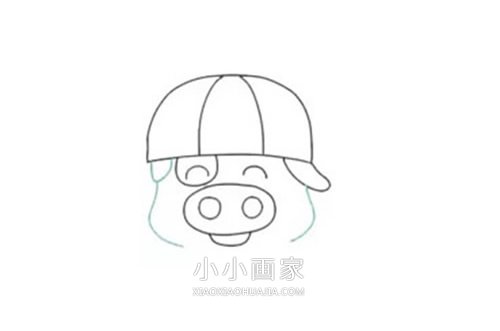 可爱麦兜简笔画画法图片步骤步骤6