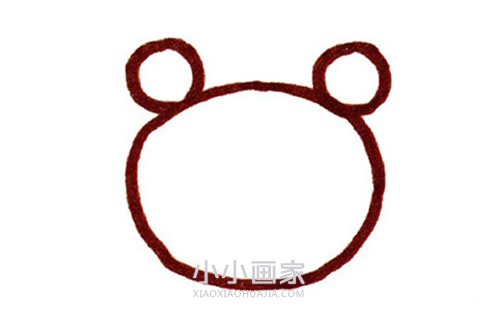 彩色大闸蟹简笔画画法图片步骤步骤3