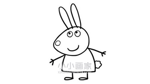 兔子瑞贝卡简笔画画法图片步骤步骤6