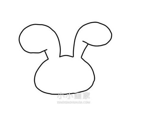 卡通小兔子Rabbit简笔画画法图片步骤步骤6
