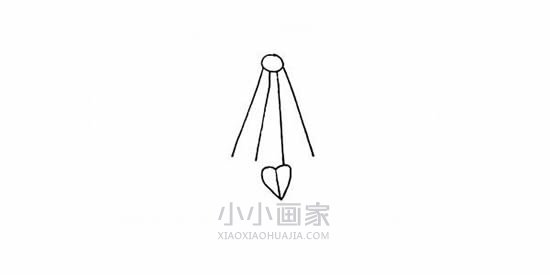 彩色吊兰简笔画画法图片步骤步骤4