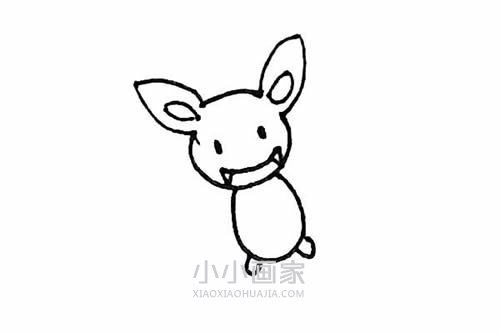 万圣节小蝙蝠简笔画画法图片步骤步骤6