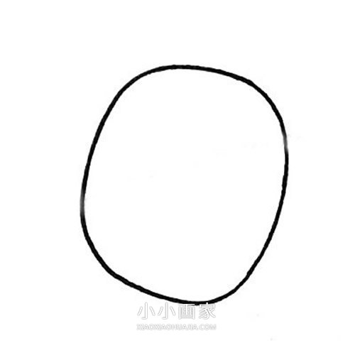 简单菠萝简笔画画法图片步骤步骤2