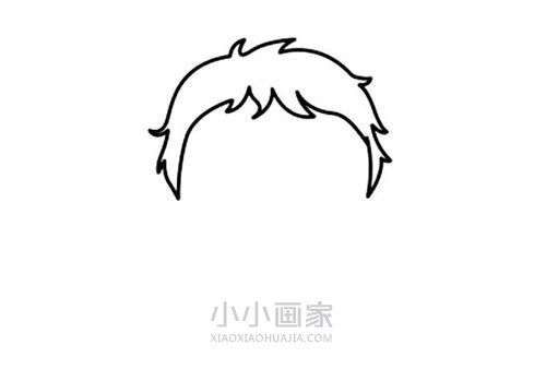 咬奶嘴的男宝宝简笔画画法图片步骤步骤2