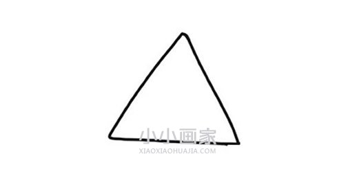 阳光下的金字塔简笔画画法图片步骤步骤2