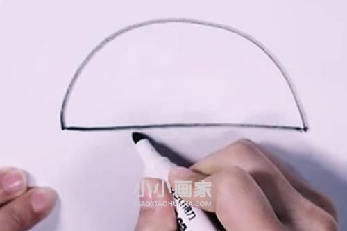 带烟囱小房子简笔画画法图片步骤步骤2