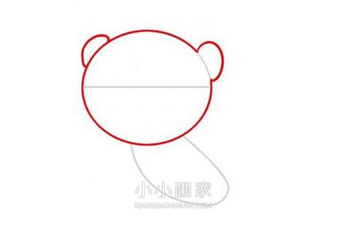 可爱卡通小狮子简笔画画法图片步骤步骤3