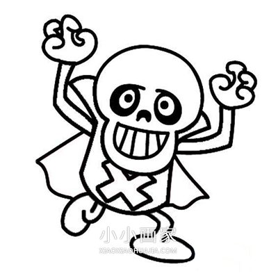 万圣节可爱卡通简笔画画法图片步骤步骤4