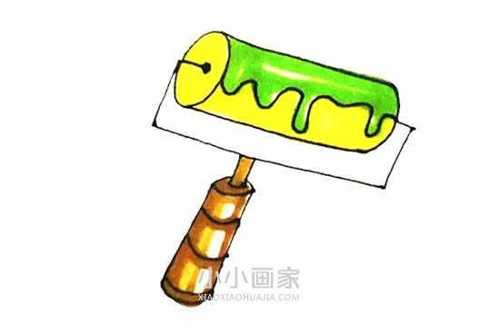 墙刷简笔画画法图片步骤