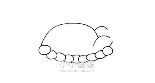 烤好的火鸡简笔画画法图片步骤步骤4