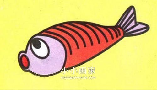 简单鲤鱼简笔画画法图片步骤步骤1