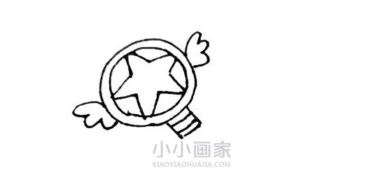 可爱魔法棒简笔画画法图片步骤步骤5