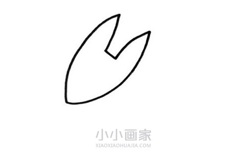 彩色狐狸简笔画画法图片步骤步骤2