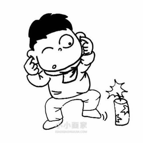 迎新年简笔画画法图片步骤步骤3