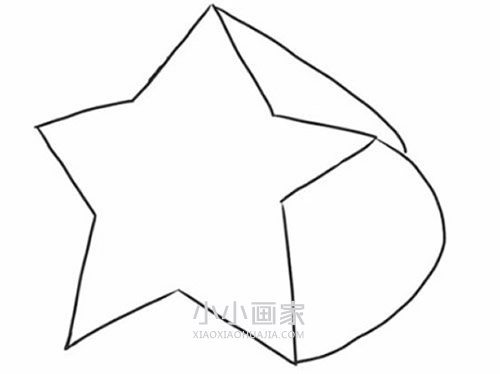 简单杨桃花简笔画画法图片步骤步骤4
