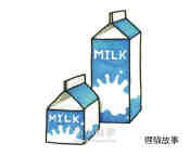 盒装牛奶简笔画画法图片步骤步骤1
