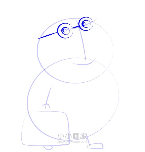 小兔瑞贝卡的爸爸简笔画画法图片步骤步骤4