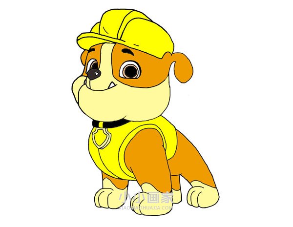 绘本故事汪汪队小砾简笔画画法图片步骤