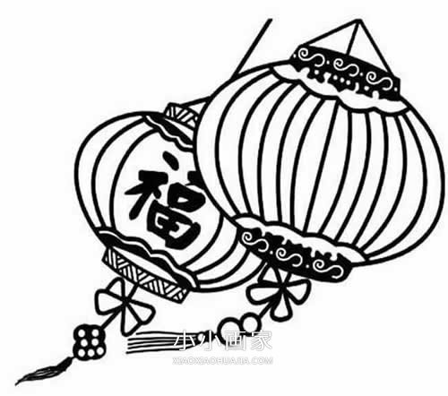 迎新年简笔画画法图片步骤步骤8