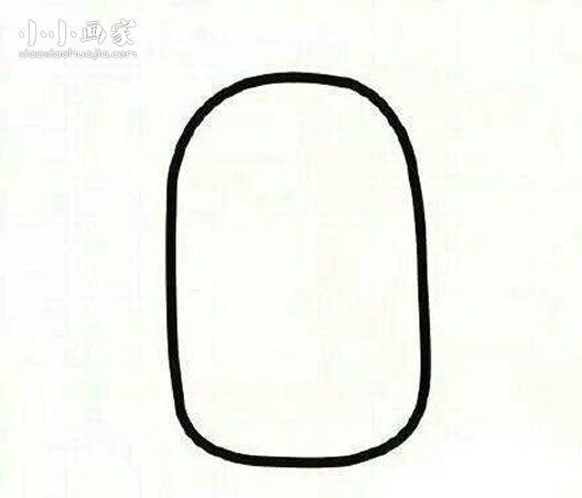 可爱彩色小黄人简笔画画法图片步骤步骤2