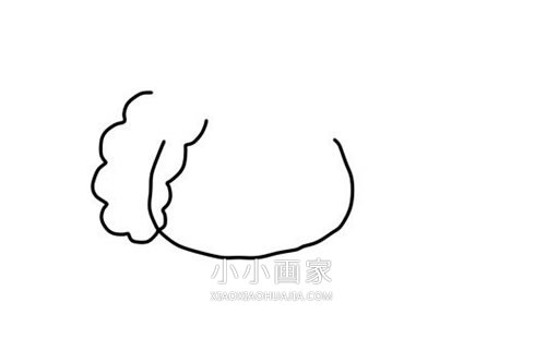 喜羊羊/美羊羊简笔画画法图片步骤步骤3