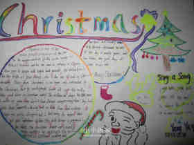 绘本故事关于圣诞节的英文手抄报图片