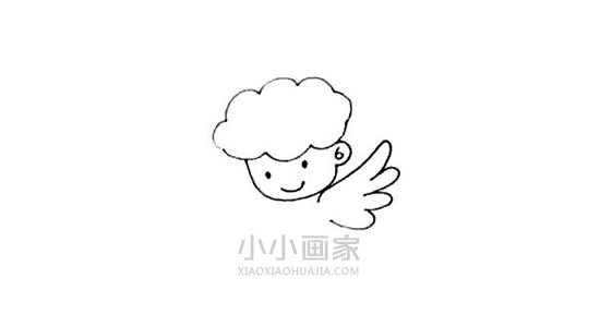 爱神丘比特简笔画画法图片步骤步骤4