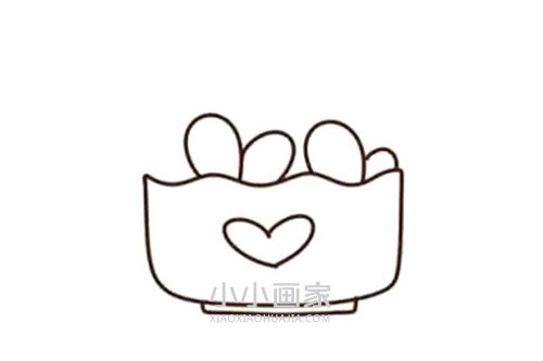 彩色多肉植物简笔画画法图片步骤步骤4