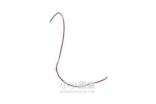 彩色火烈鸟简笔画画法图片步骤步骤2