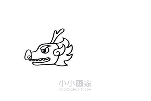 端午节龙舟简笔画画法图片步骤步骤3