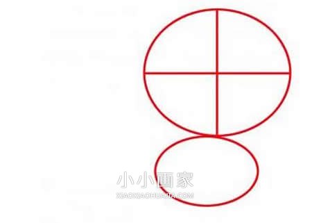可爱卡通海豹简笔画画法图片步骤步骤2