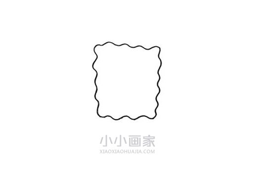 彩色海绵宝宝简笔画画法图片步骤步骤2