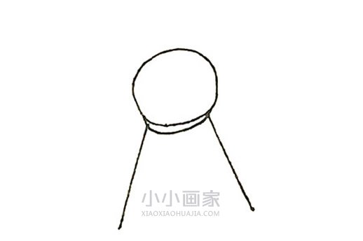 晴天娃娃简笔画画法图片步骤步骤3