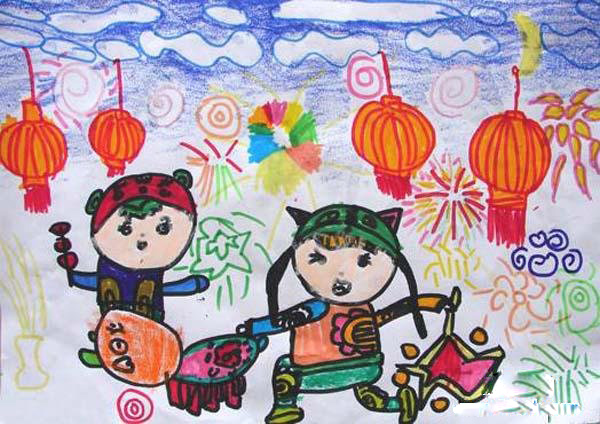 绘本故事幼儿小朋友闹元宵儿童画图片大全