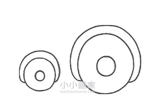 工作的拖拉机简笔画画法图片步骤步骤3