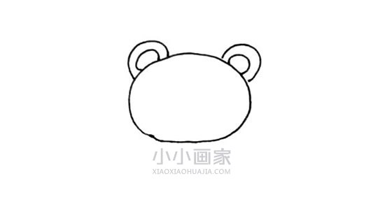 彩色巧虎简笔画画法图片步骤步骤2