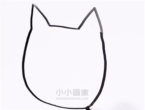 逗趣奶牛简笔画画法图片步骤步骤2