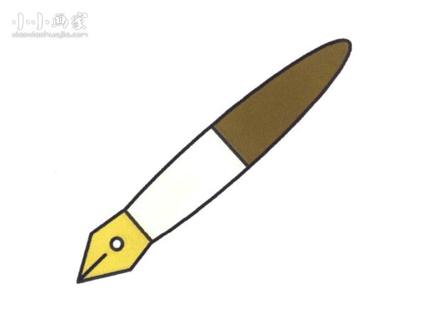 简单钢笔简笔画画法图片步骤步骤1