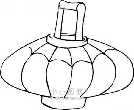 绘本故事过新年灯笼简笔画画法图片步骤