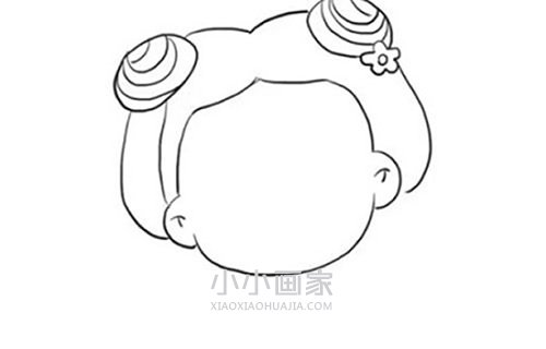 花千骨简笔画画法图片步骤步骤2