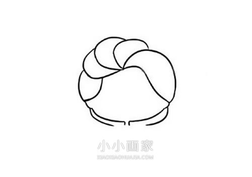 冰雪奇缘艾莎公主简笔画画法图片步骤步骤2