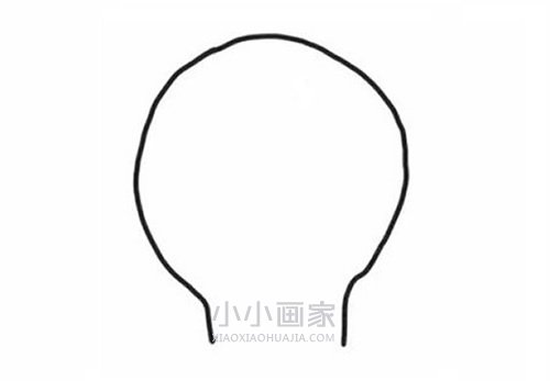 简单灯泡简笔画画法图片步骤步骤2