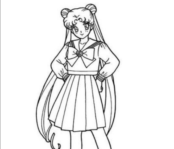 绘本故事怎么画美少女战士简笔画教程简单又漂亮