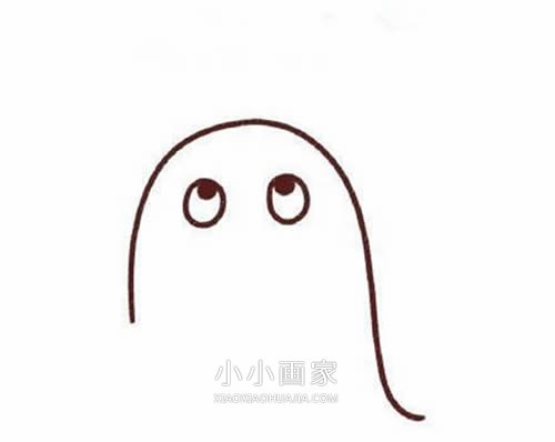 表演杂技的海豹简笔画画法图片步骤步骤2