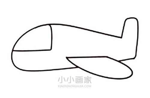 可爱小飞机简笔画画法图片步骤步骤5