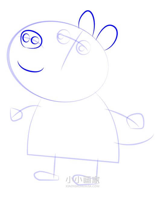 斑马佐伊简笔画画法图片步骤步骤5