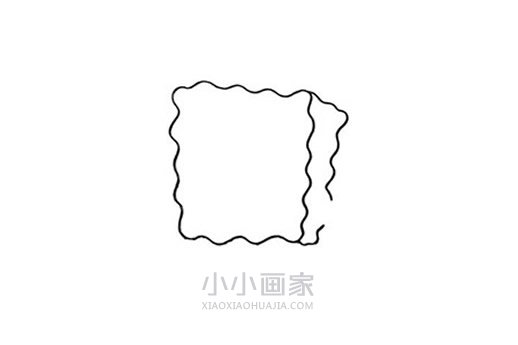 彩色海绵宝宝简笔画画法图片步骤步骤3