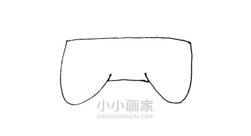 彩色游戏手柄简笔画画法图片步骤步骤3