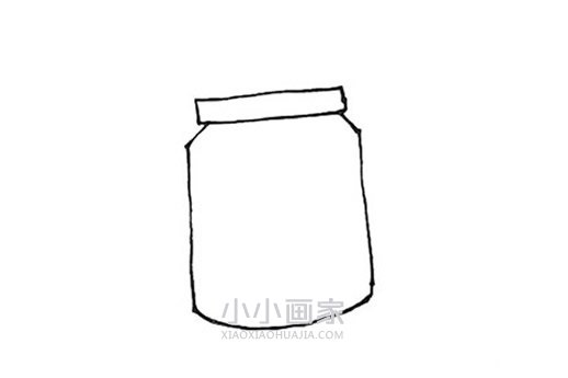 彩色许愿瓶简笔画画法图片步骤步骤2